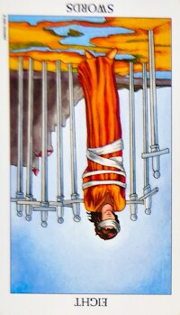 Eight of Swords Tarot Card Meanings tarot card meaning