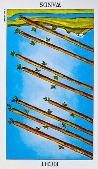 Eight of Wands Tarot Card Meanings tarot card meaning